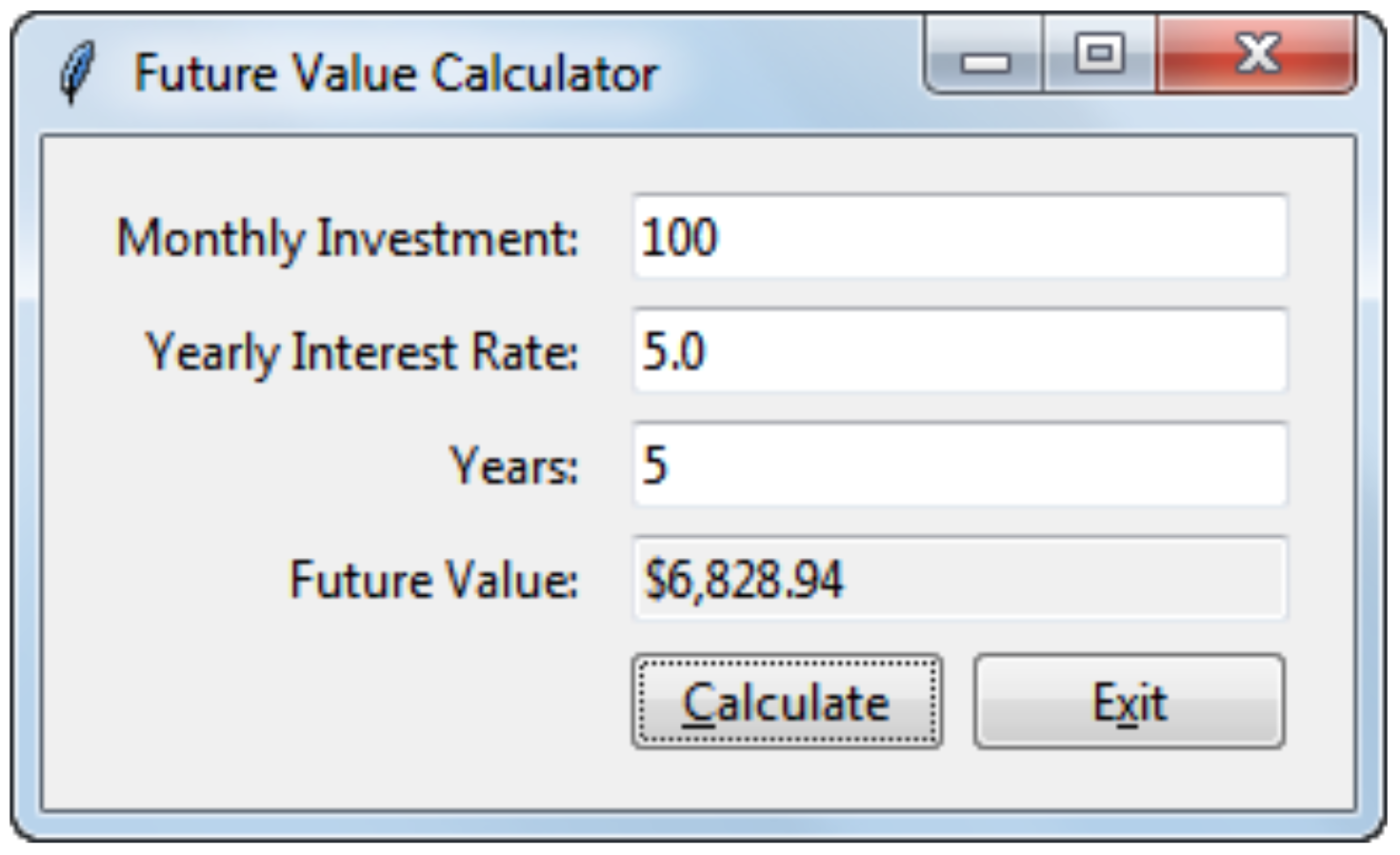 Screenshot of a desktop GUI application